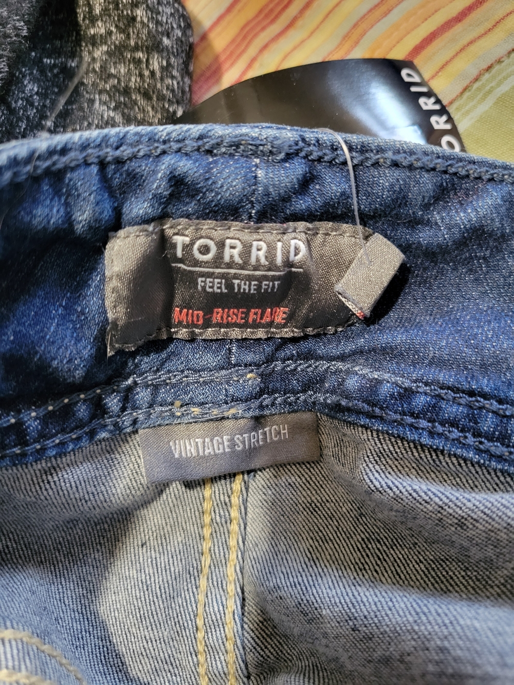 Torrid Distressed Flare Jeans - Picture 2 of 6